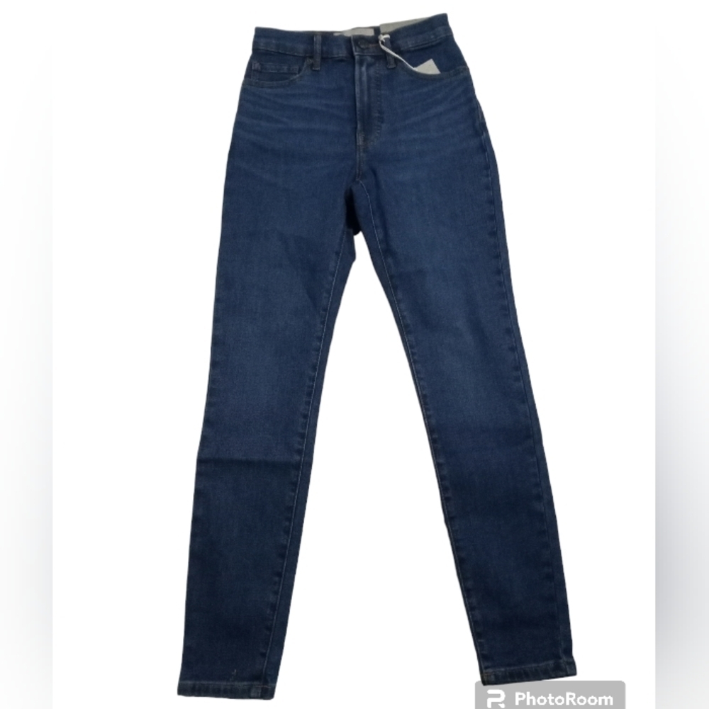 Everlane High Rise Blue Gift Able Ankle Skinny Jean Size 23